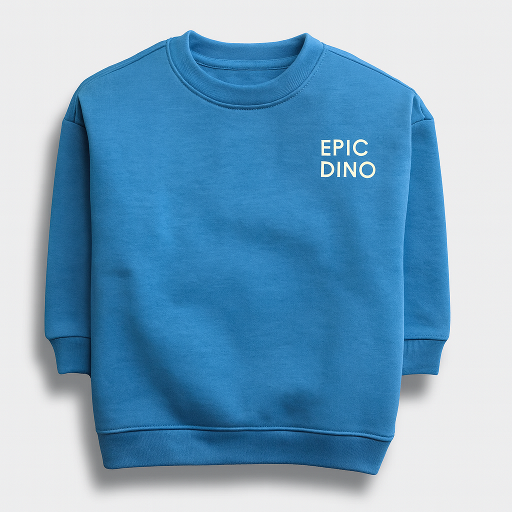 Epic Dino Fleece Set in Blue