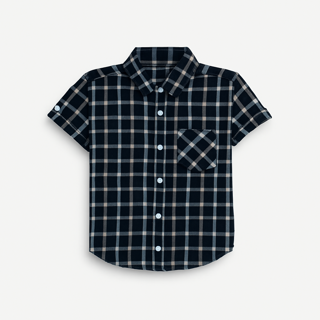 Classic Navy Check Shirt