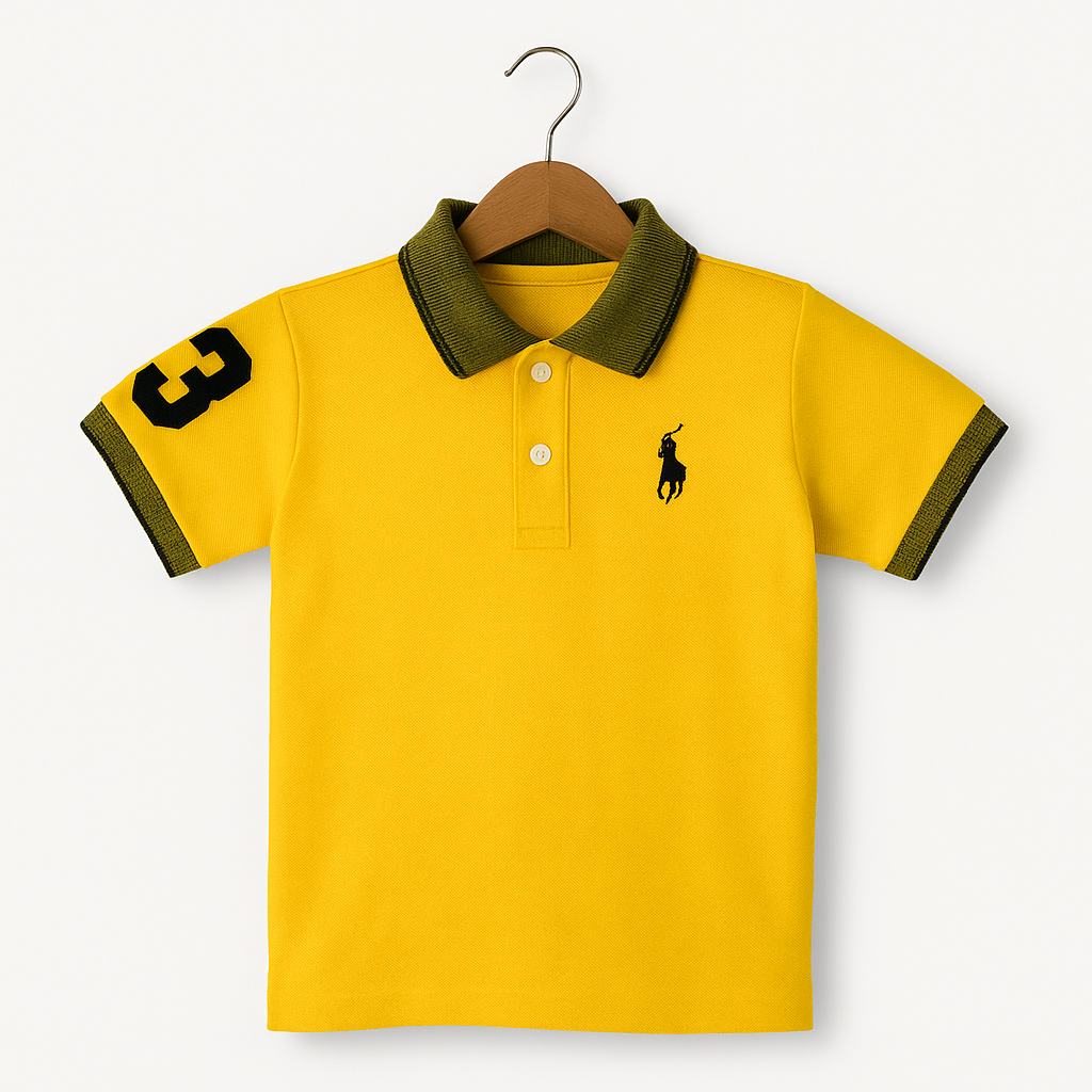 Kids Classic Polo (Yellow)