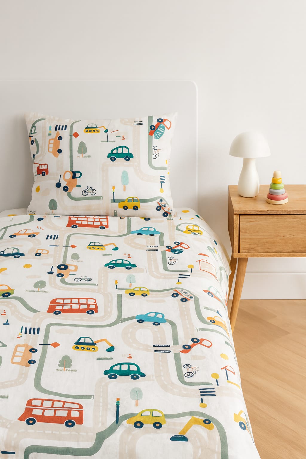 TinyTrendz Vroom-Vroom Cars Bedsheet Single