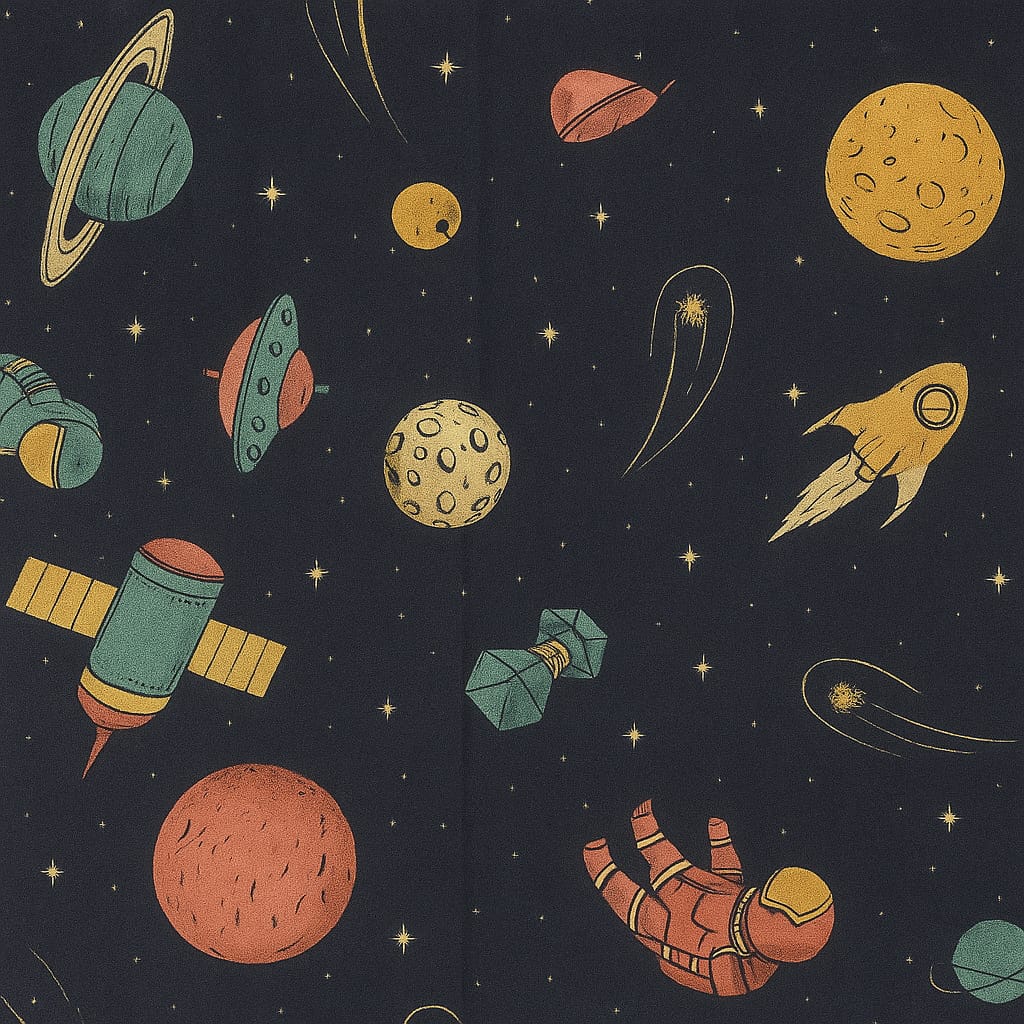 Galaxy Adventure Kids Bedsheet Set ππ