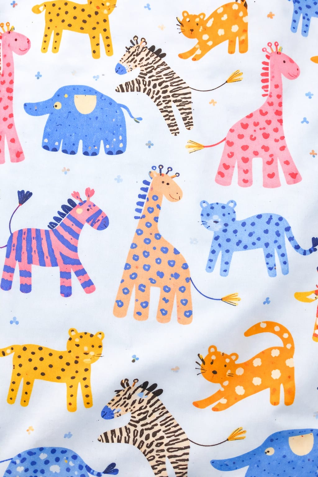 Kids Safari Doodles Bedsheet Set – Single Bed