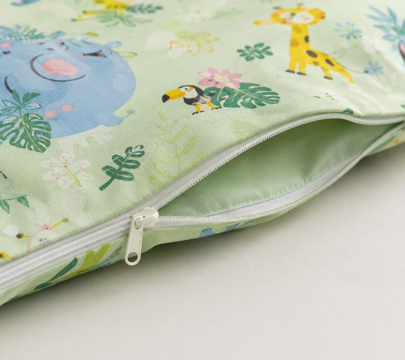 Safari Mint Dreams Baby Cot Bedding Set
