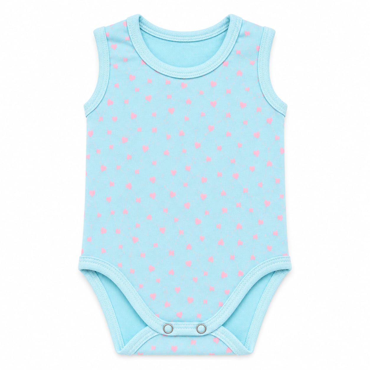 Sky Hearts Baby Bodysuit