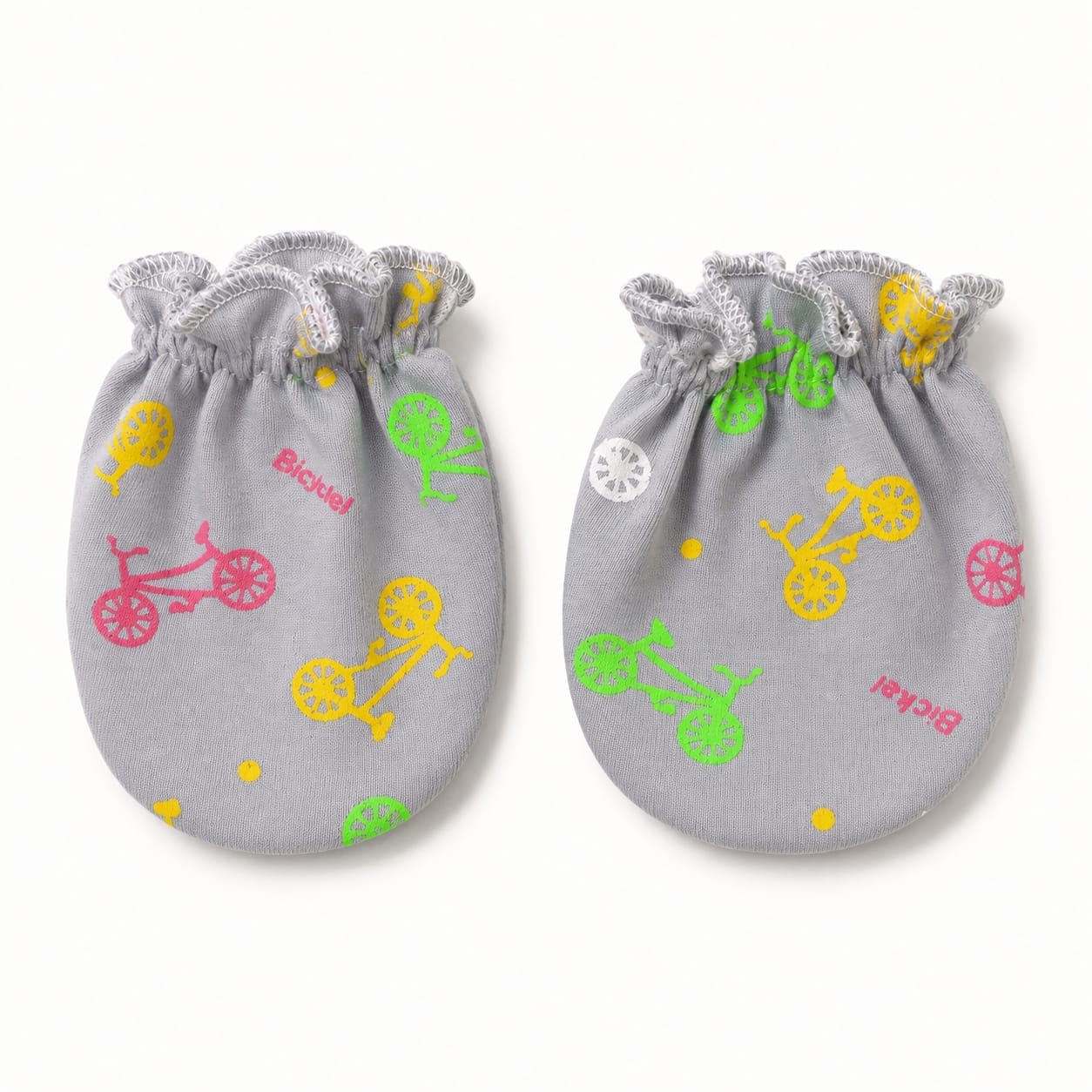 Little Rider Newborn Scratch Mittens – Soft Cotton Baby Gloves