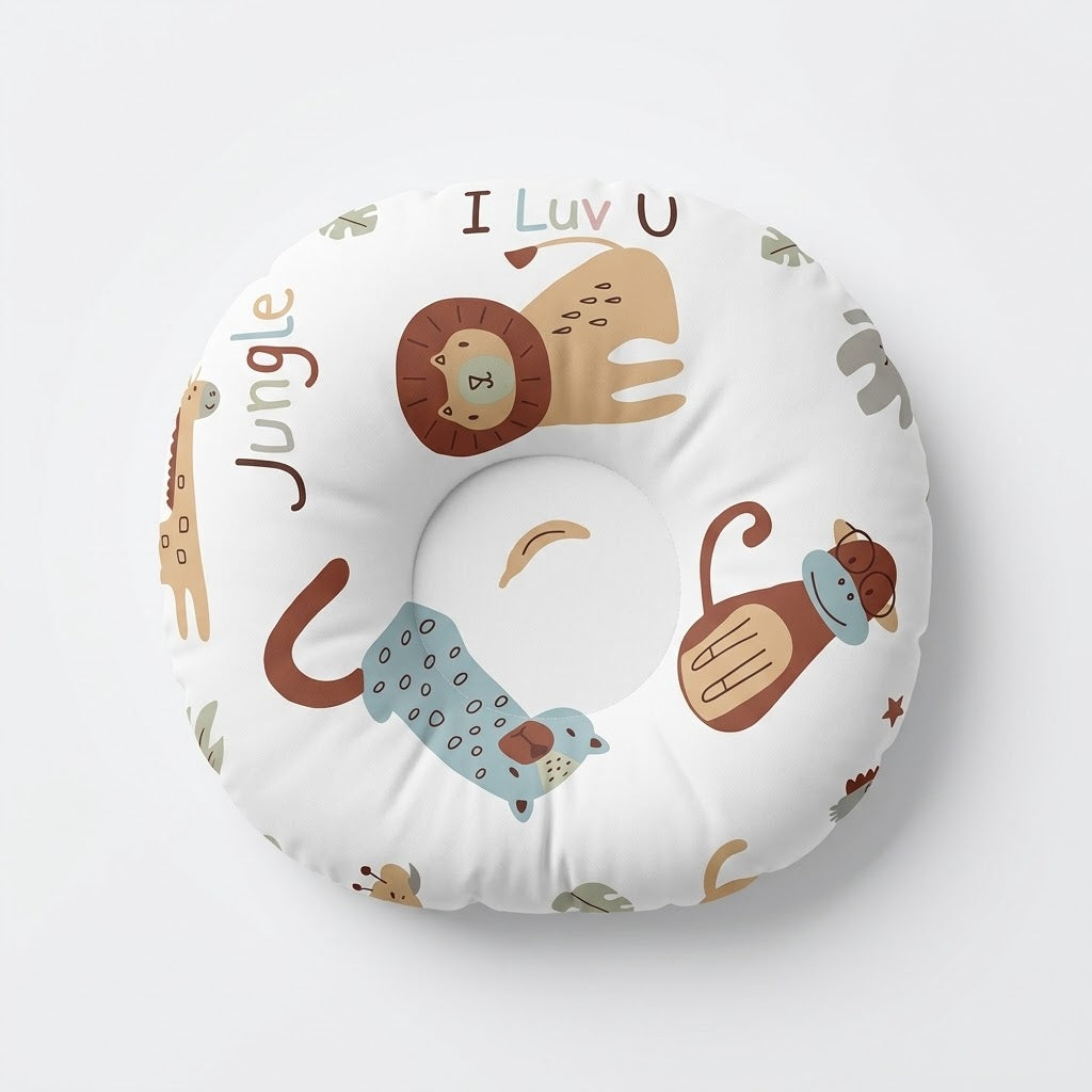 Jungle Safari Friends Baby Positioning Pillow