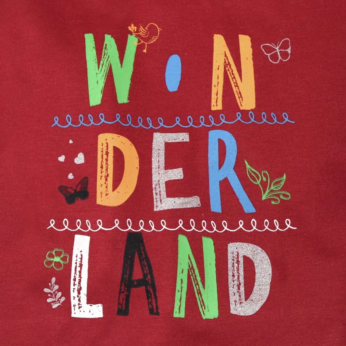 Wonderland Top ( Claret Red)