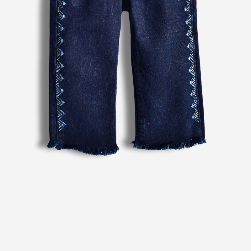Boho Stitch Denim - Deep Indigo