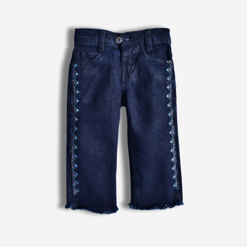 Boho Stitch Denim - Deep Indigo