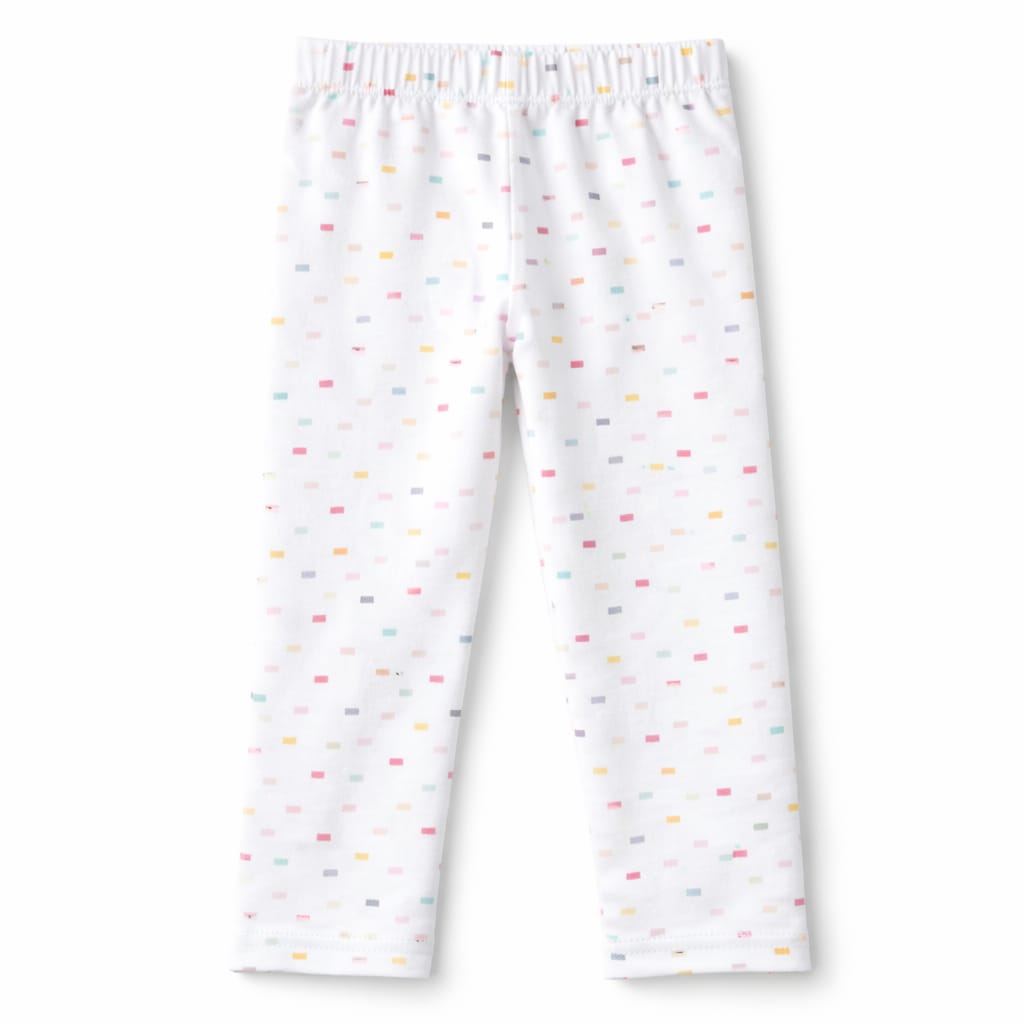 Confetti Dash Cotton Leggings – Kids Soft Stretch Tights