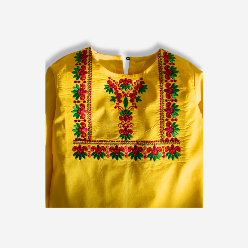 Zard Bahaar (Yellow & Multi Embroidery) ๐ผ