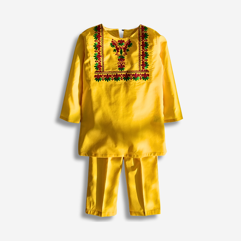 Zard Bahaar (Yellow & Multi Embroidery) ๐ผ