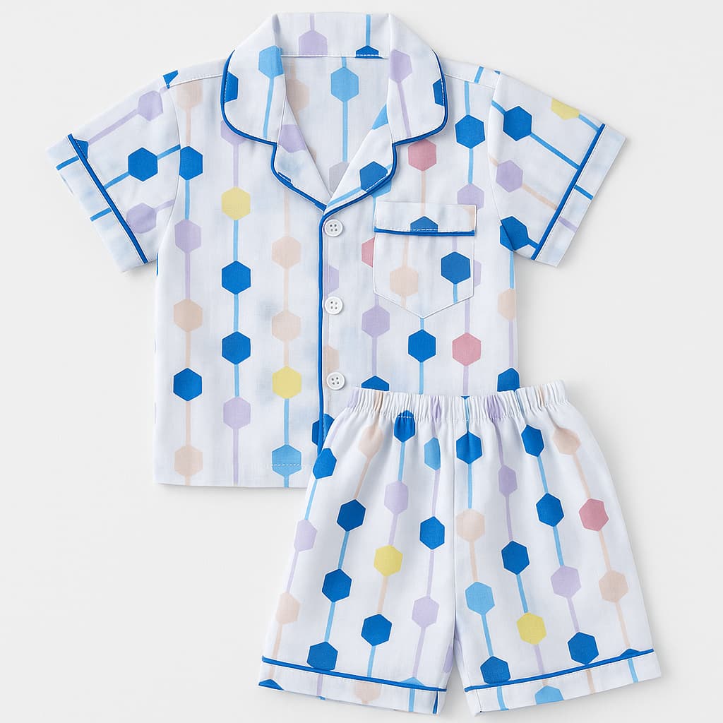 Candy Hex Night Suit-Shorts Set🍬✨