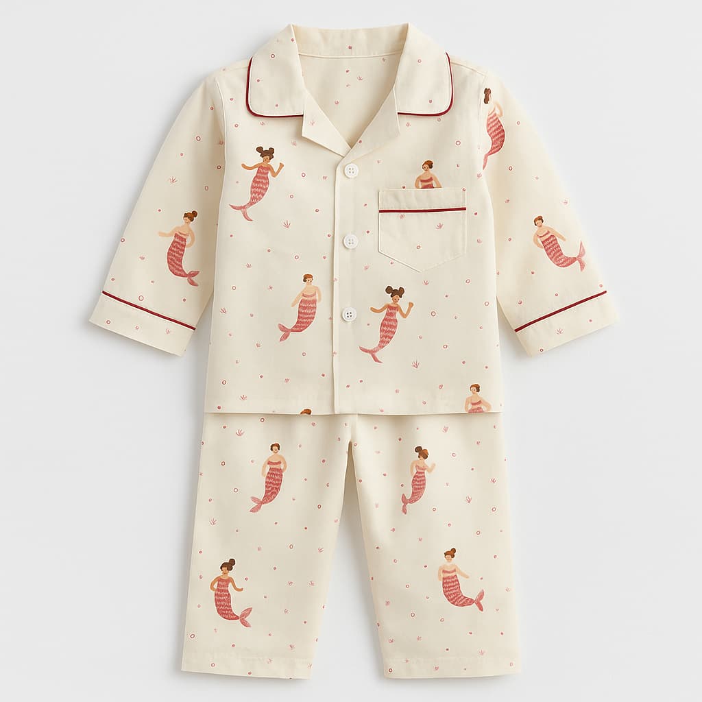 Mermaid Bubbles Nightsuit