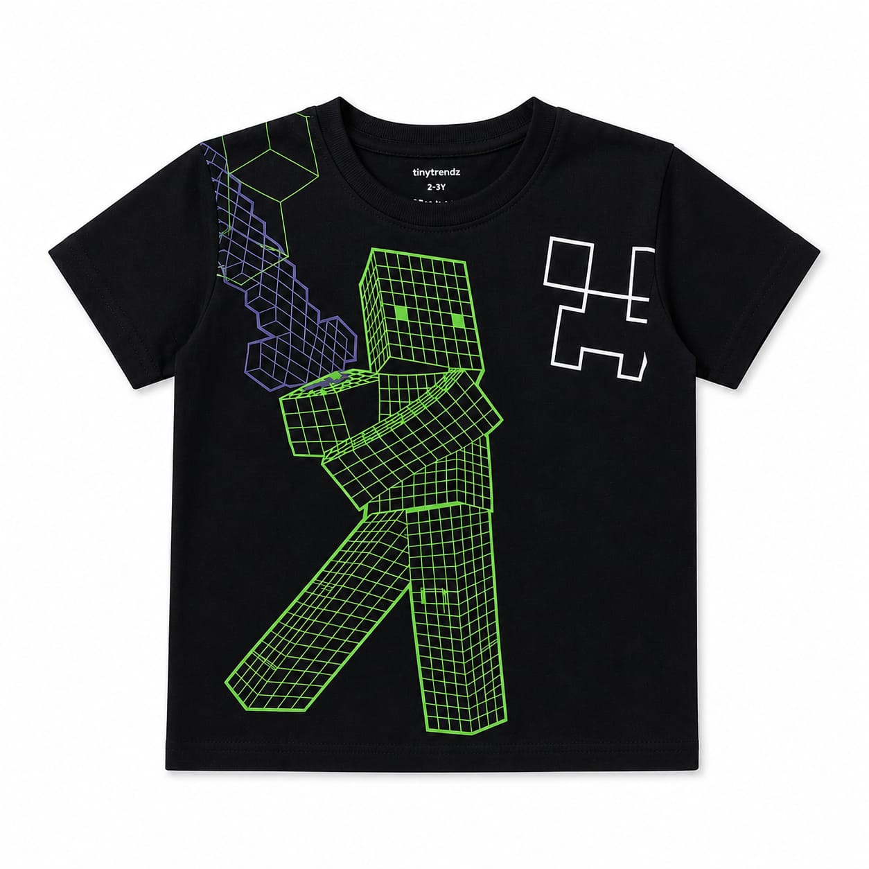 Pixel Explorer Boys Summer Tee & Shorts Set