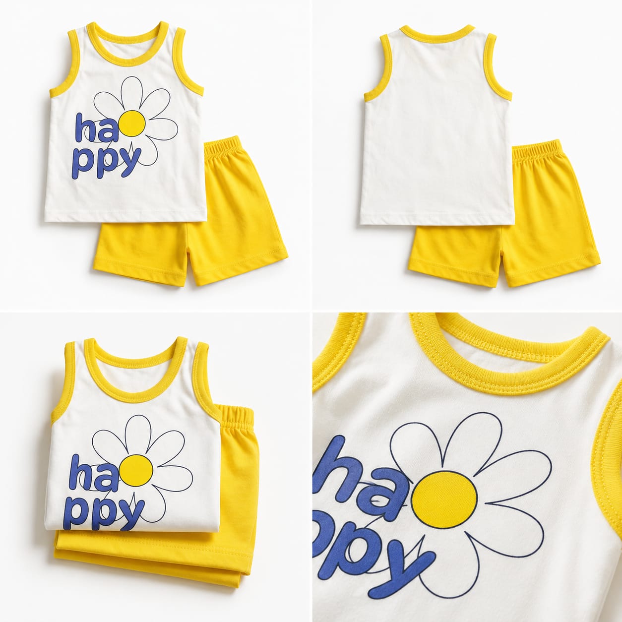 Happy Daisy Kids Shirt & Shorts Set