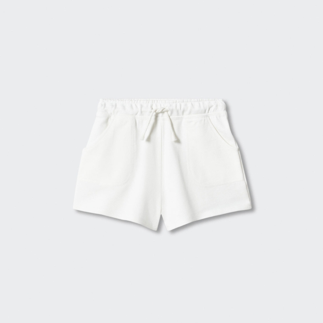 Kids best sale white shorts