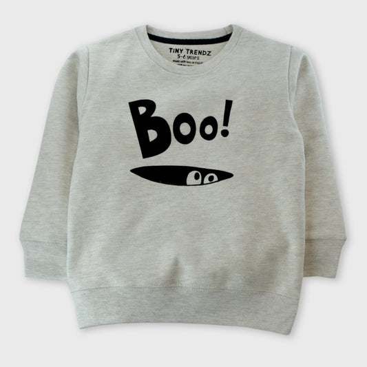 Boo kids Sweatshirt (Off-white gray)