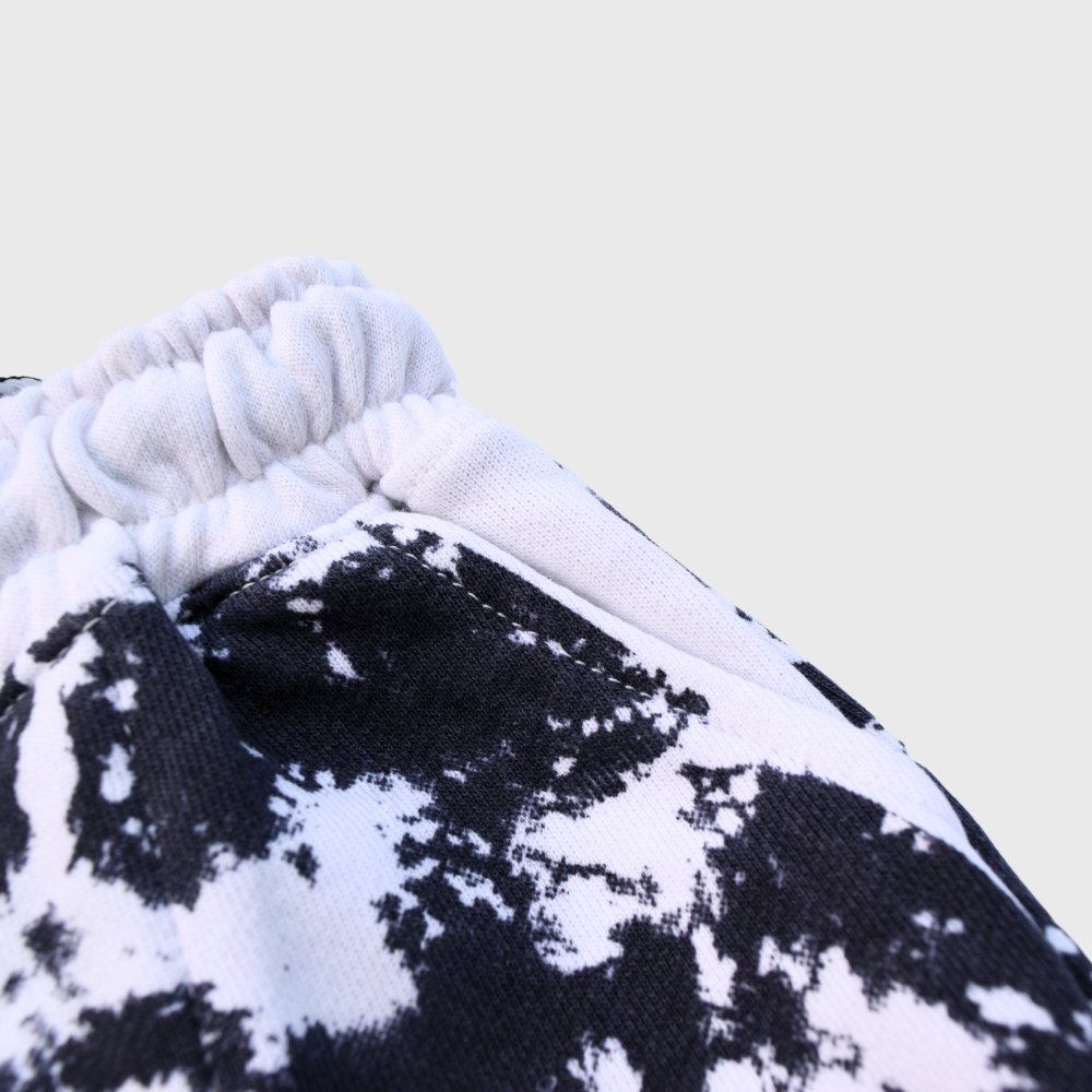 Tie-Dye Kids Terry Tracksuit/Pajama set (Navy blue and white)