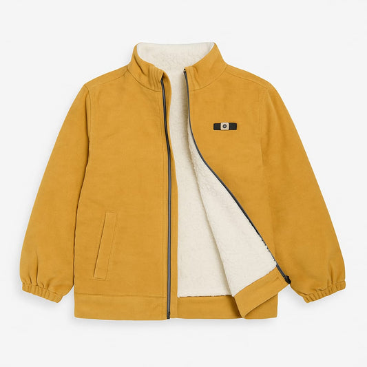 Mustard Baby Cord Winter Jacket