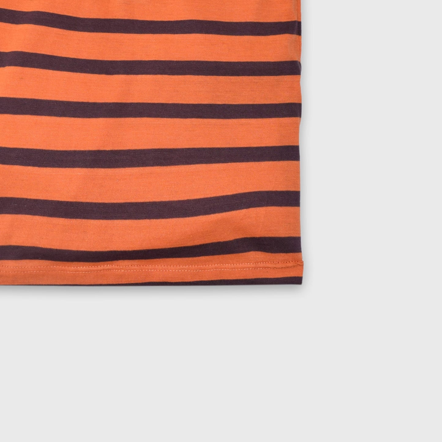Kids Polo Stripes (Orange and Black)