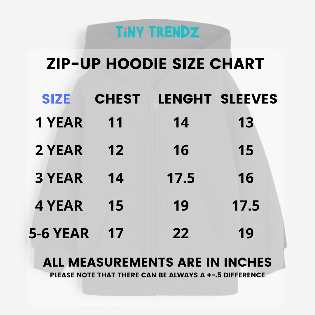 Kids Classic Gray Zipper Hoodie
