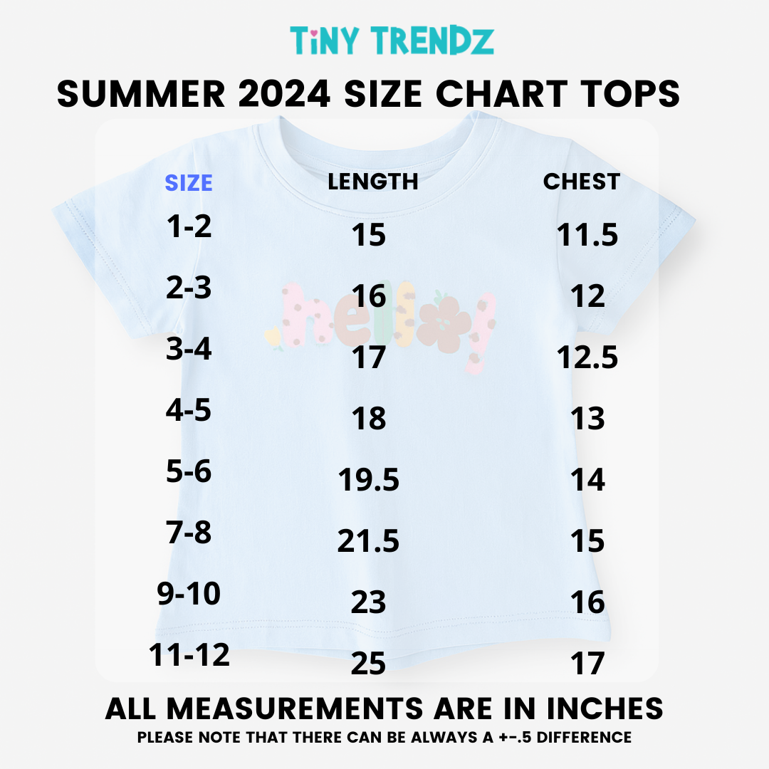 Kids Hello Doodle Top (Sky Blue)