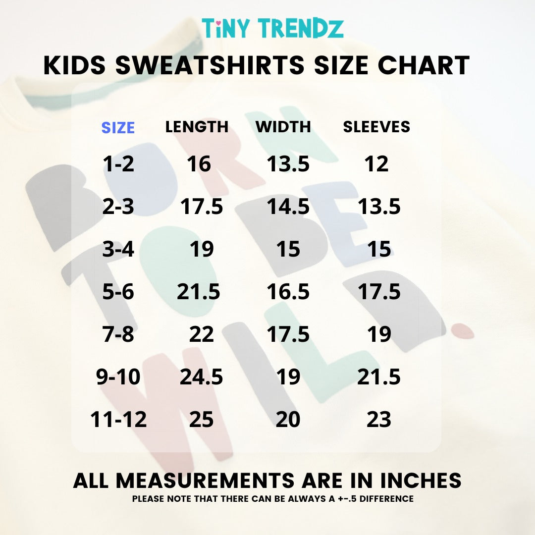 Space adventure Kids sweatshirt (Sky Blue)