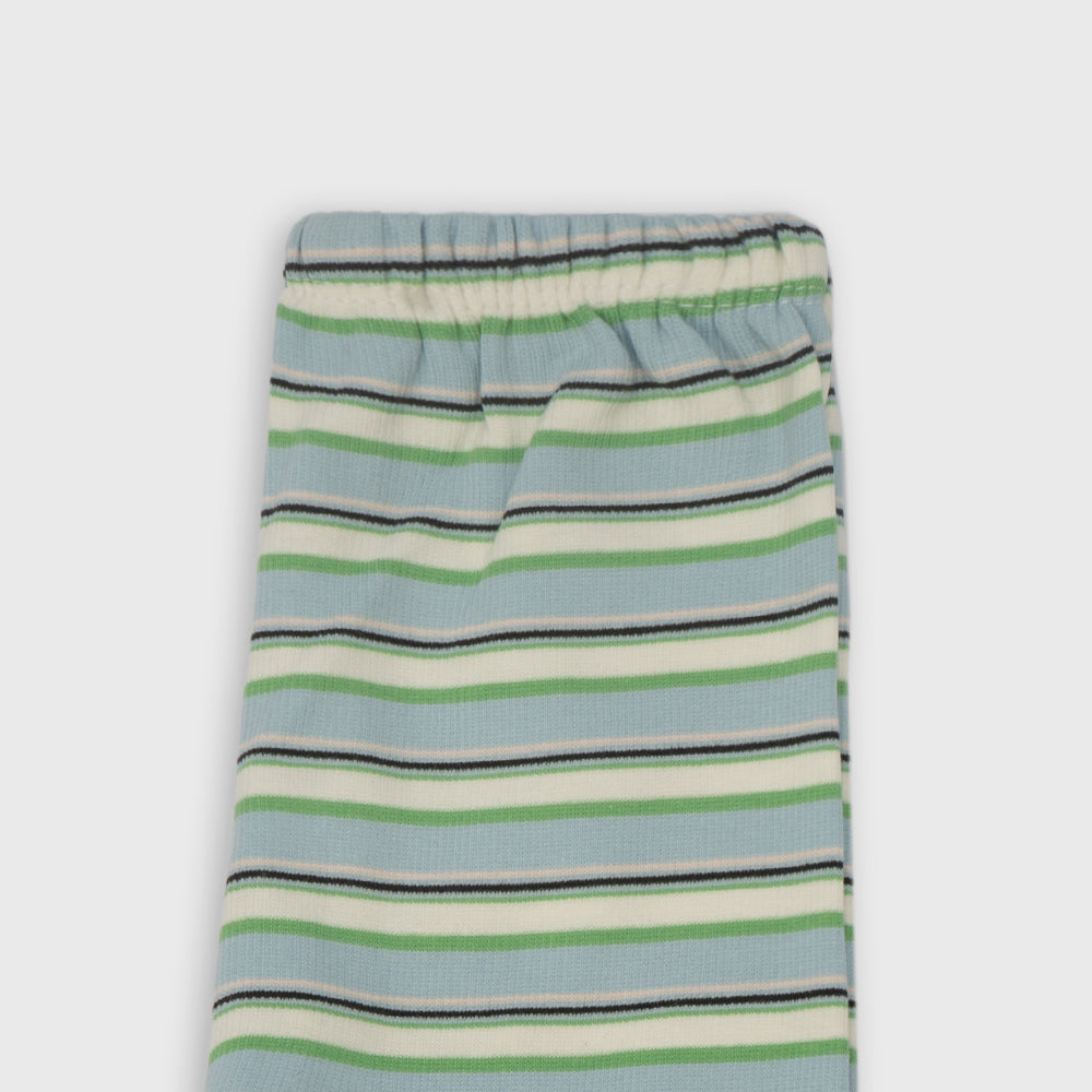 Solid Leggings for Girls Multi Stripes