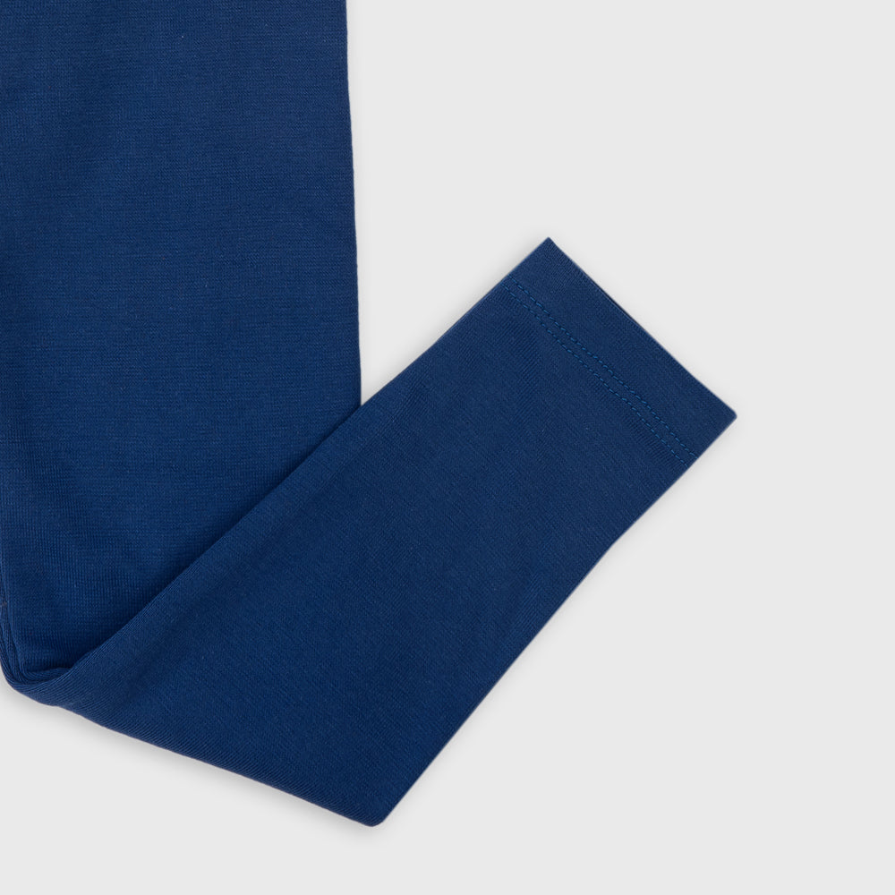 Solid Leggings for Girls Royal Blue
