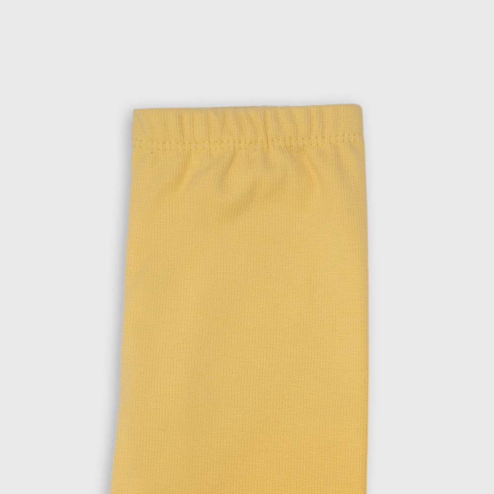 Solid Leggings for Girls Yellow