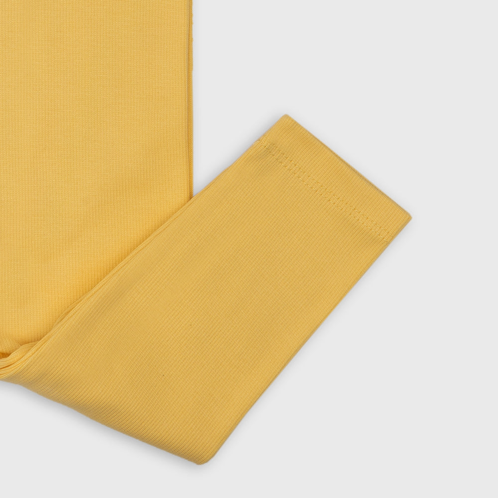 Solid Leggings for Girls Yellow