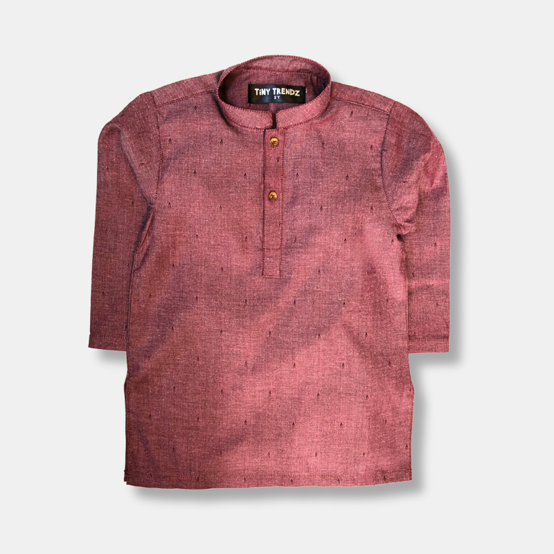 Maroon Ember Kurta