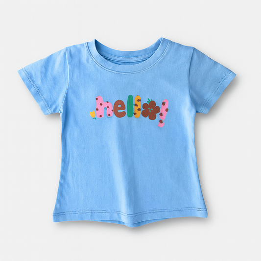 Kids Hello Doodle Top (Sky Blue)