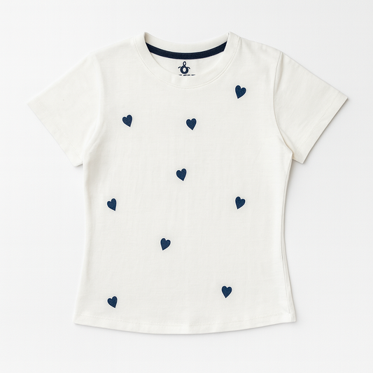 Kids Sweetheart Sprinkle Top (White)