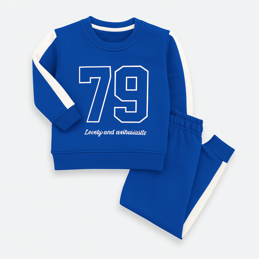 Lovely & Enthusiastic Basketball polyester Fleece Set