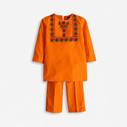 Narang Bahaar (Orange & Multi Embroidery) 🍊