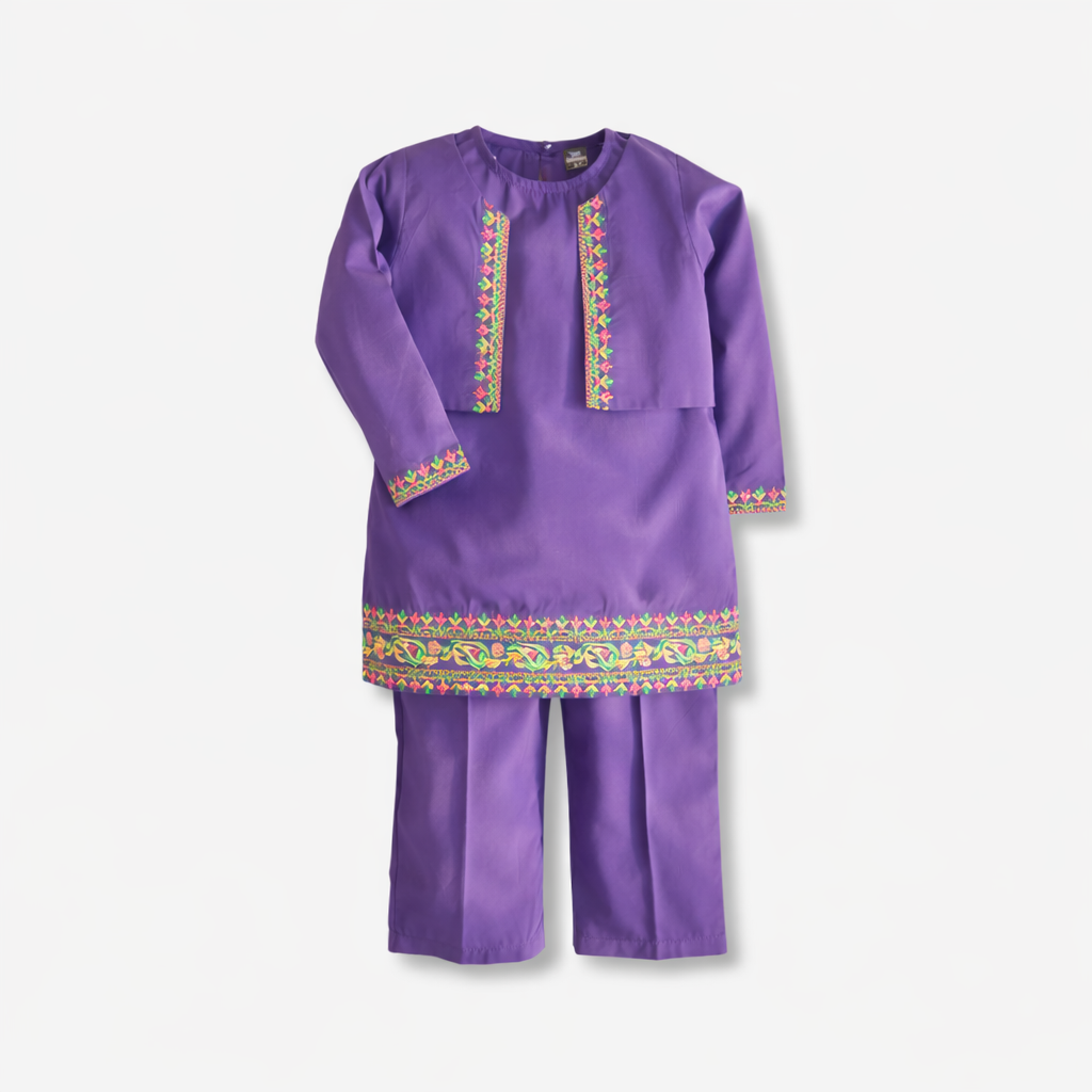 Parizad (Purple & Multi Embroidery) 💜