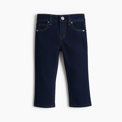 Classic Dark Blue Slim-Fit Jeans