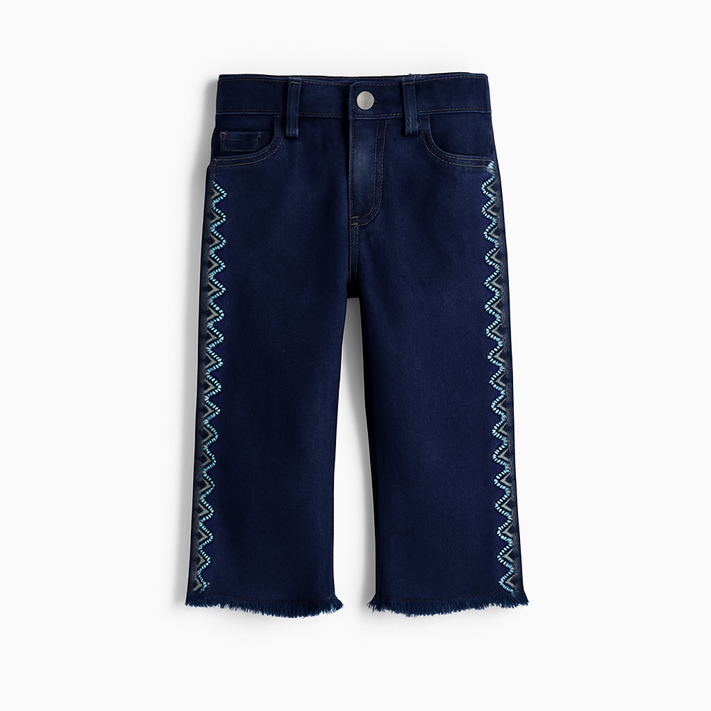 Boho Stitch Denim - Deep Indigo