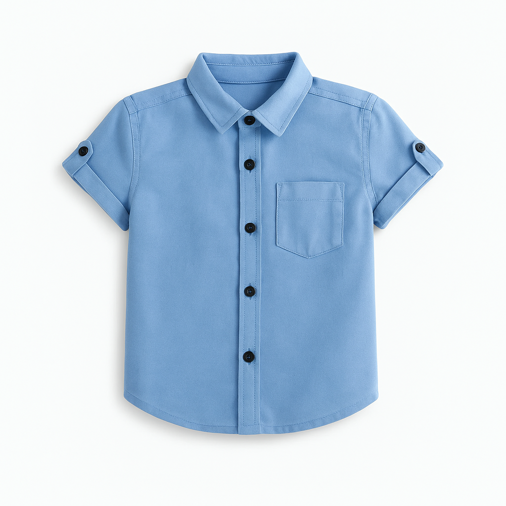 Faded Blue Denim Shirt