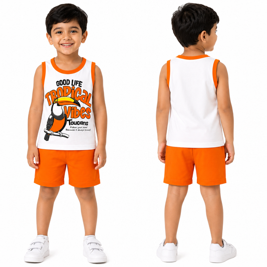 Tropical Toucan Boys Summer Co-ord Set