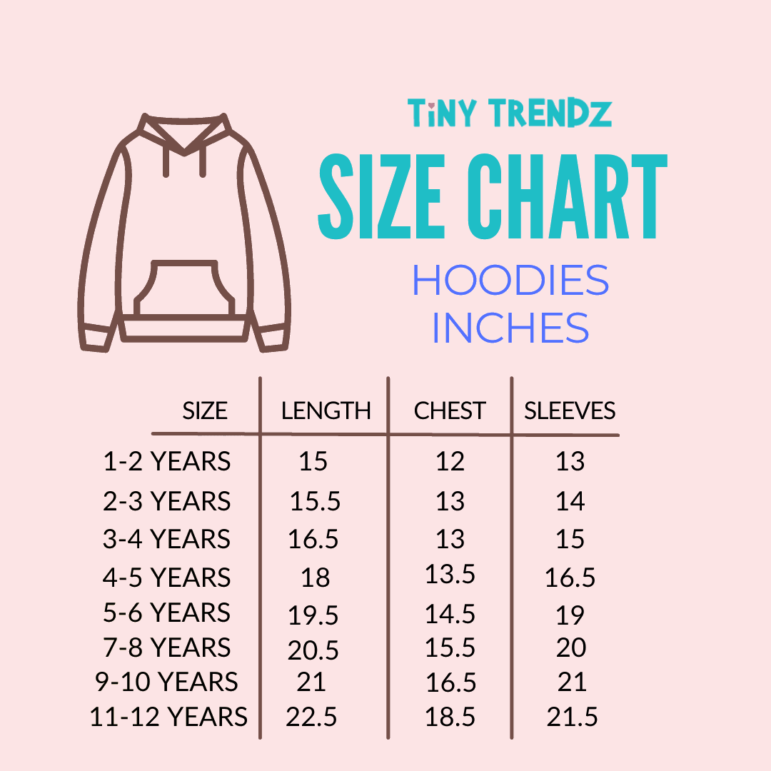 Number 2 Kids Hoodie Peach