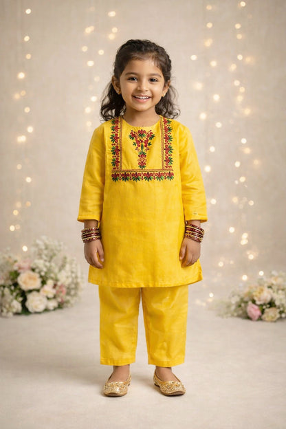 Zard Bahaar (Yellow & Multi Embroidery) 🌼