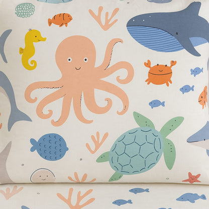 Kids Ocean Friends Cotton Single Bedsheet