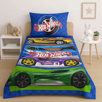 Hot Wheels Dream Racer Bedsheet Set – For Little Speed Champions