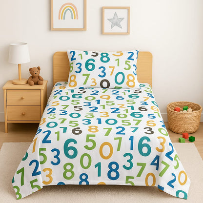 Count With Me – Educational Numbers Bedsheet Set