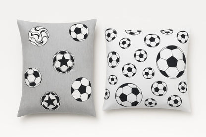 🖤 Goal Getter Soccer Comforter Set – 4-Piece Single Bed Set
