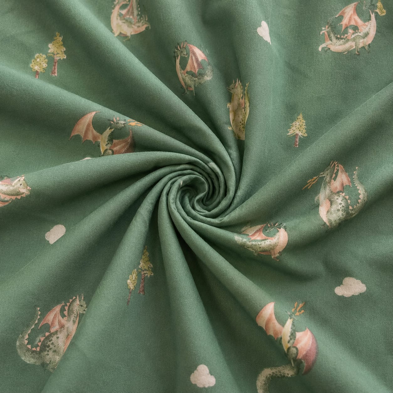 Dragon Tales Adventure Bedsheet Set 🐉☁️🌲