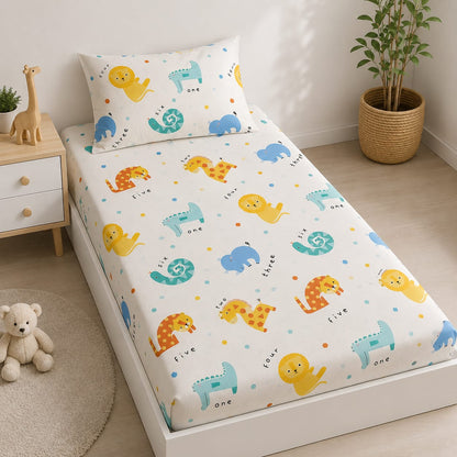 Little Learners Safari Bedsheet (Fitted version)